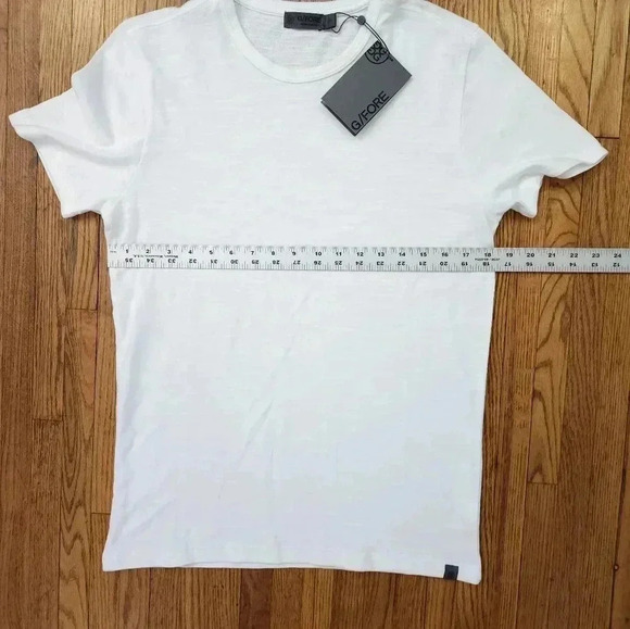 G/FORE Mens Tshirt Size Small White Cotton New - Picture 7 of 7